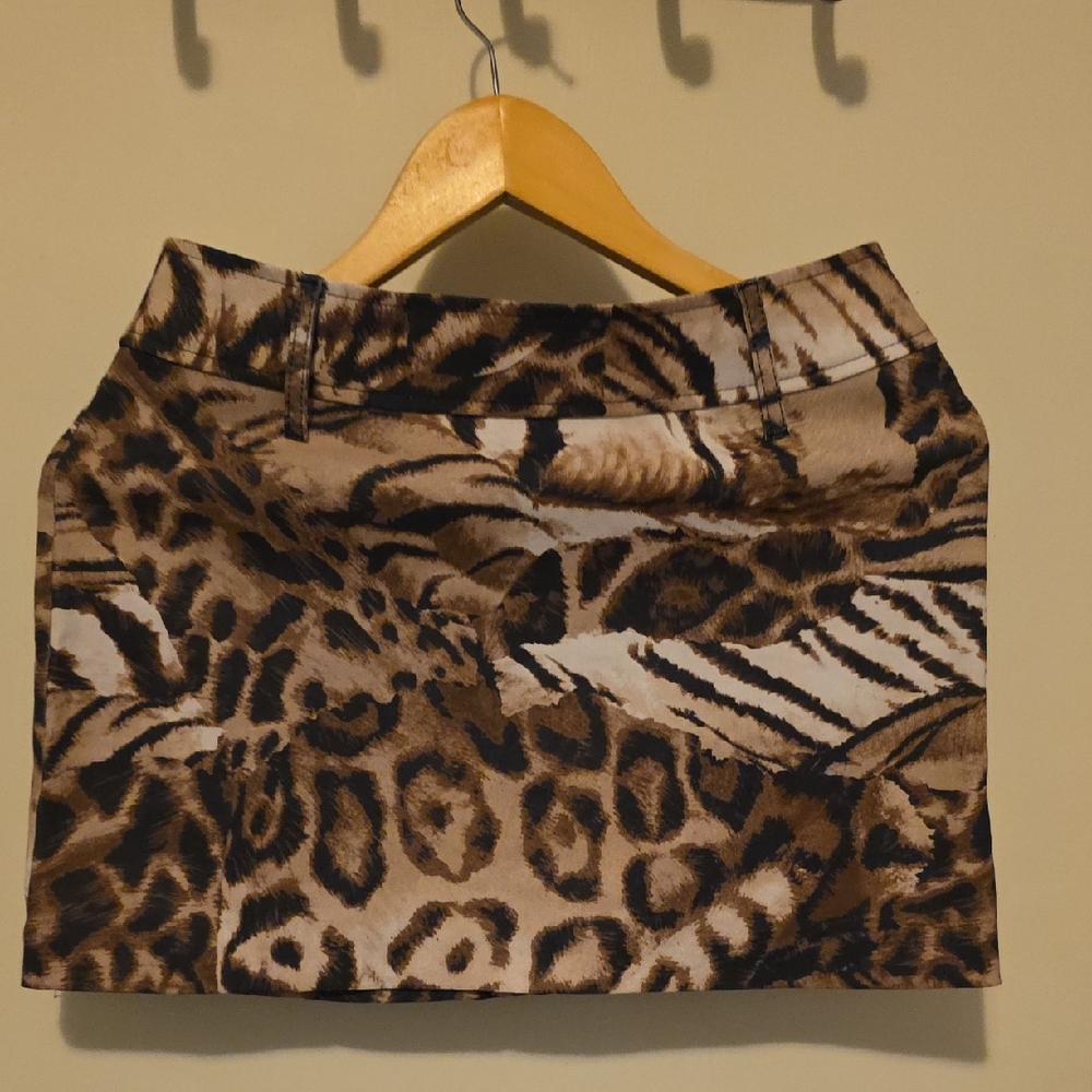 XOXO Animal Print Skirt Size 1